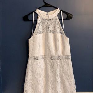 Beautiful white lace BCBG dress NWT